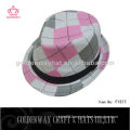 cheap kids fitted hats lovely pink fedora classic cotton